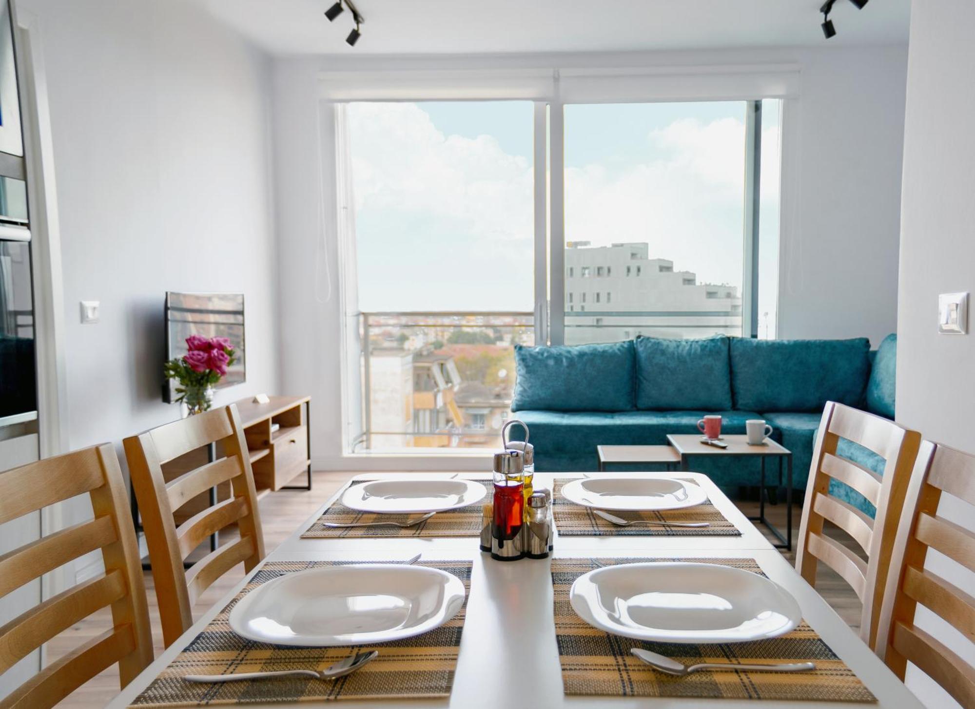 טיראנה Urban Serenity City Skyline View Apartment 1 מראה חיצוני תמונה